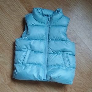 Old Navy Mint Green Puffer Vest 